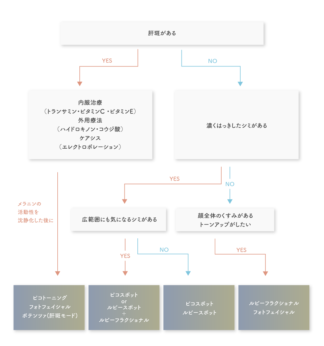 シミ取りチャート